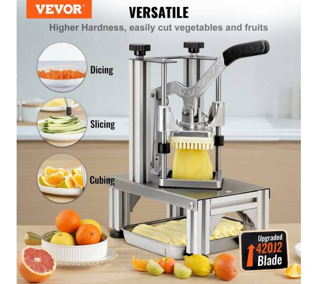 Komercinis bulvių pjaustytuvas su 4 ašmenimis1