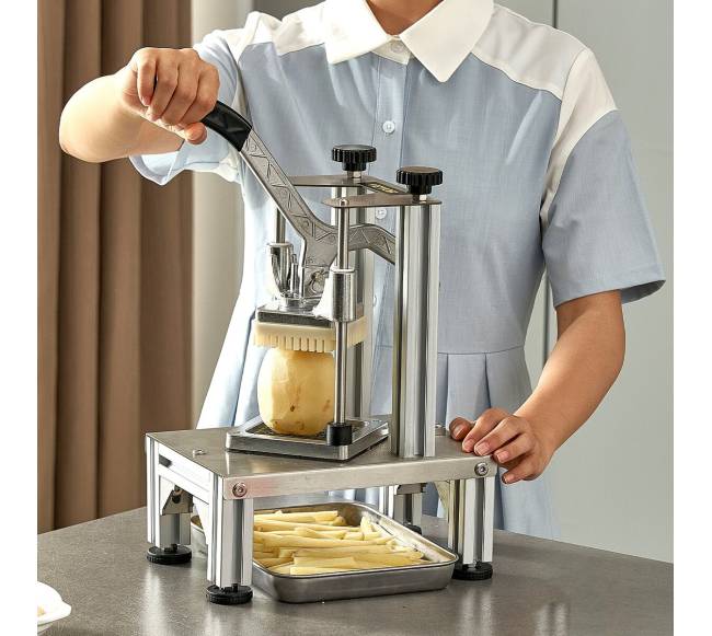 Komercinis bulvių pjaustytuvas su 4 ašmenimis7