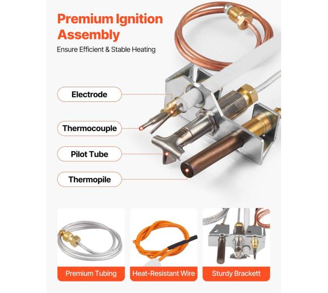 Dujų piloto mazgas Heatilator židiniams1