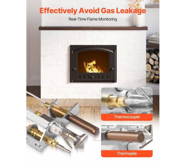 Dujų piloto mazgas Heatilator židiniams2