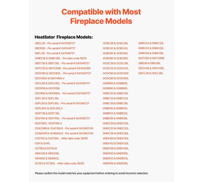 Dujų piloto mazgas Heatilator židiniams4