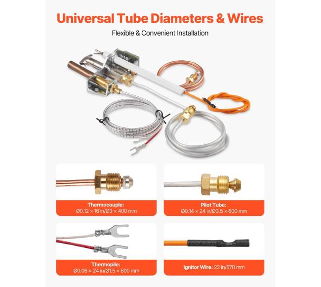 Dujų piloto mazgas Heatilator židiniams5