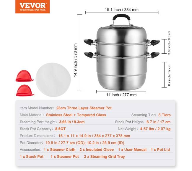 Trijų aukštų garpuodis 28cm6