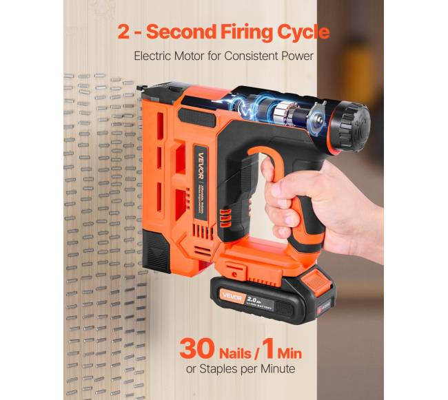 Belaidė vinies ir kabės pistoletas, 18 Ga, 32 mm2