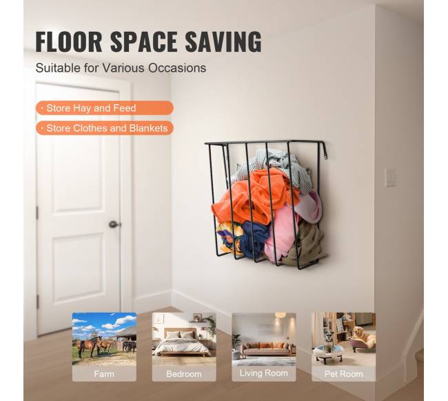 Gyvulių šieno šėrykla su sieniniu laikikliu4