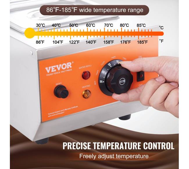 Šokolado lydymo mašina 9 kg 2 talpos2