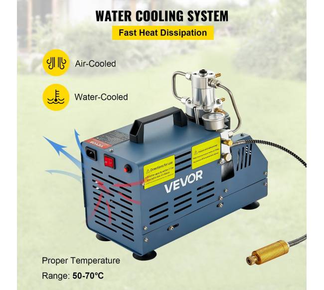 Didelio slėgio oro kompresorius 4500 PSI 1800W1