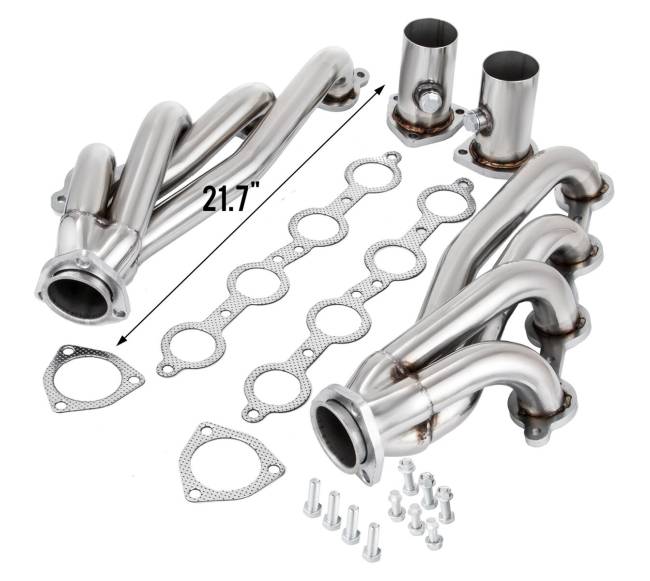 Chevy LS išmetimo kolektoriaus komplektas7