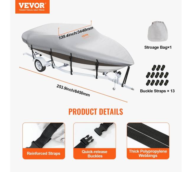 Valties uždanga 5180-5790 mm su variklio dangčiu6