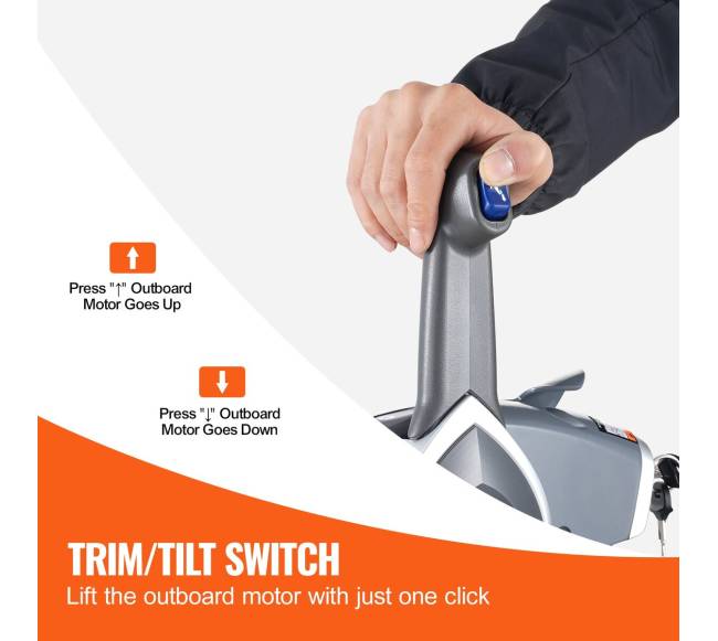 Išorinis droselio reguliavimo pultas Evinrude Johnson3