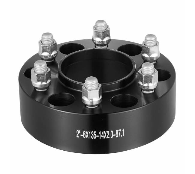 2" ratų tarpikliai 6 skylių 4 vnt juodi9