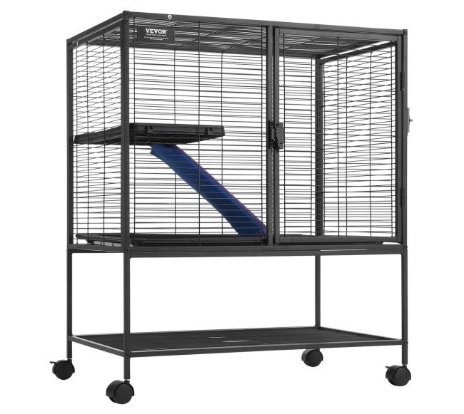 Metalinė dviejų aukštų narvas gyvūnams8