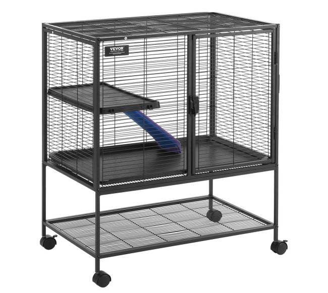 Metalinė dviejų aukštų narvas gyvūnams9