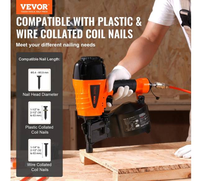 CN65 ritininis vinių pistoletas 1,1–2,5 coliai1