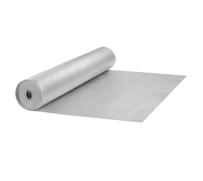 Dvigubai atspindinti izoliacinė plėvelė su putplasčio šerdimi0