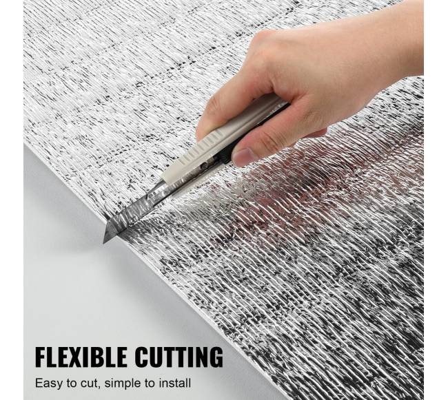 Dvigubai atspindinti izoliacinė plėvelė su putplasčio šerdimi4