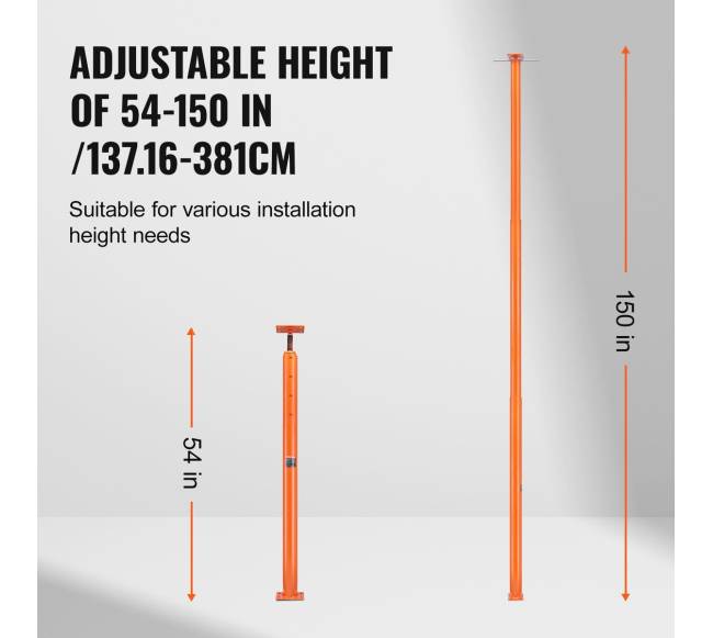 Reguliuojamas grindų keltuvas pastatams 137-381 cm2