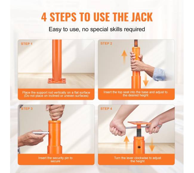 Reguliuojamas grindų keltuvas pastatams 137-381 cm5