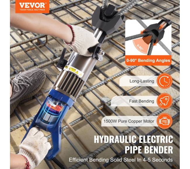 1500 W hidraulinis armatūros lenkėjas1