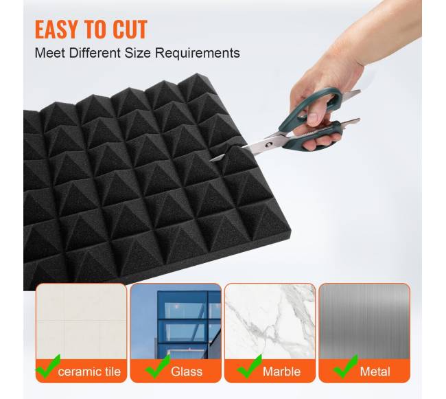 Garso izoliacinės plokštės studijoms, 36 vnt.3