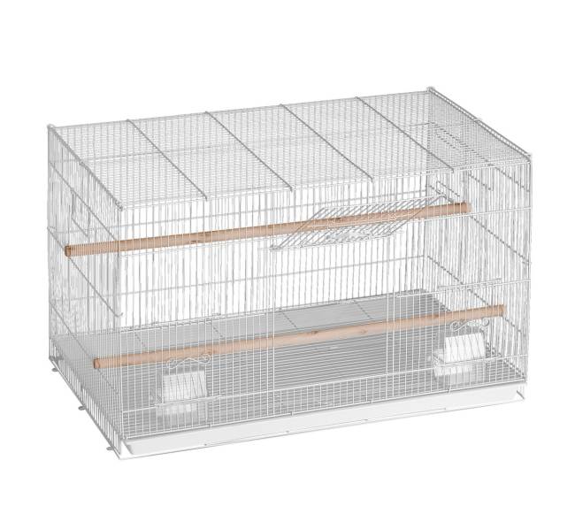 Paukščių skrydžio narvas 46 cm baltas0