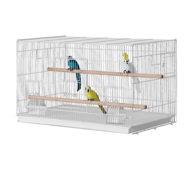 Paukščių skrydžio narvas 46 cm baltas9