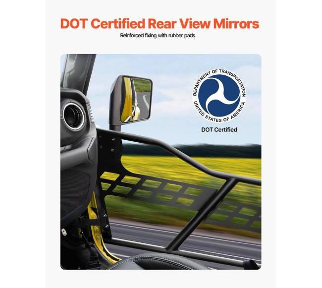 4-durų vamzdinės durys Jeep Wrangler 2007-20182