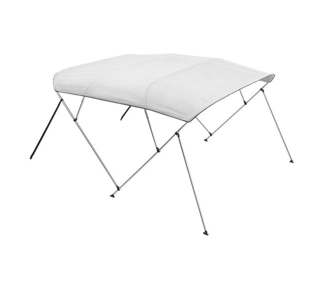 Keturburis bimini viršus valtims 244 cm šviesiai pilkas0