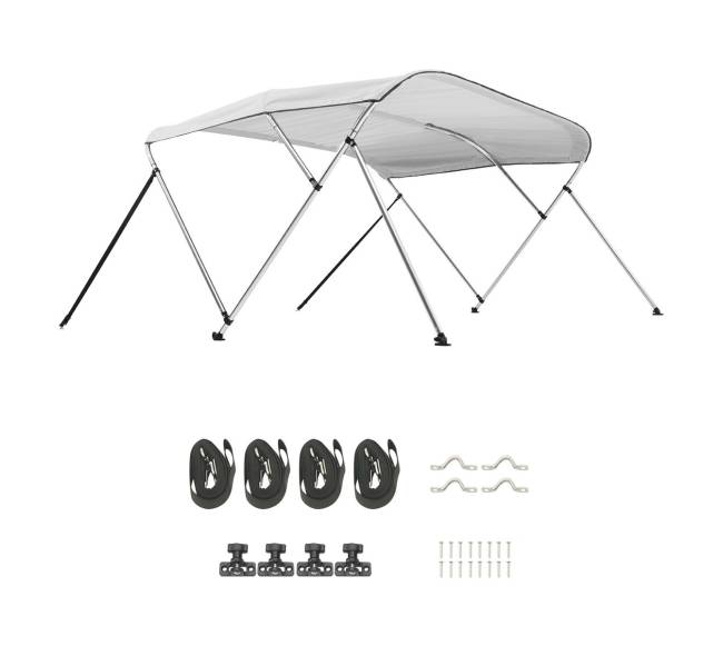 Trijų lankų valties bimini stogelis8