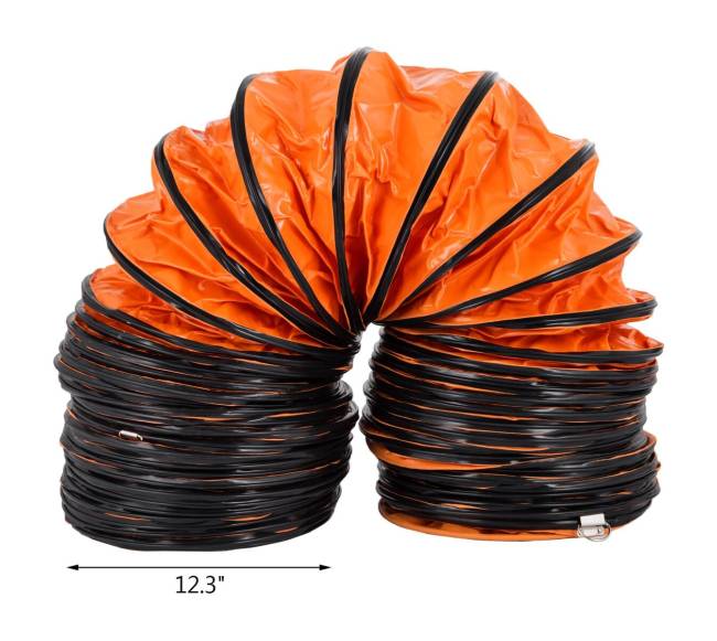 Lanksti 7,6 m vėdinimo šlanga, PVC, 31 cm7