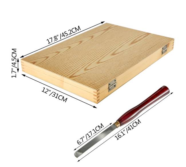 Medžio drožybos kaltų komplektas 8 vnt7