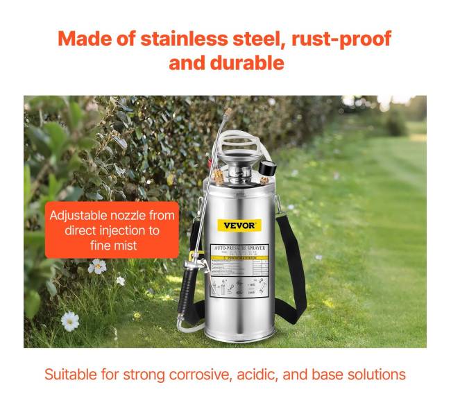 Nerūdijančio plieno purkštuvas 8L7