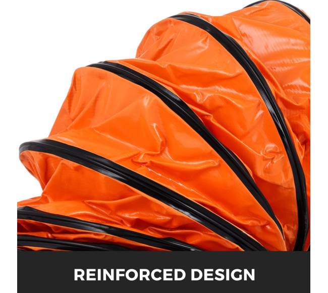 7,6 m PVC lankstus ortakis 250 mm ventiliatoriui5