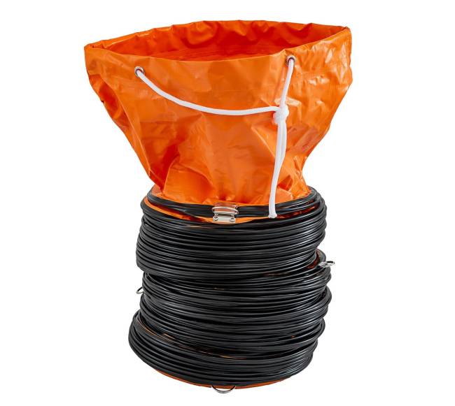 7,6 m PVC lankstus ortakis 250 mm ventiliatoriui8