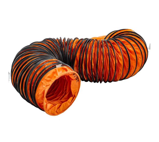 7,6 m PVC lankstus ortakis 250 mm ventiliatoriui9