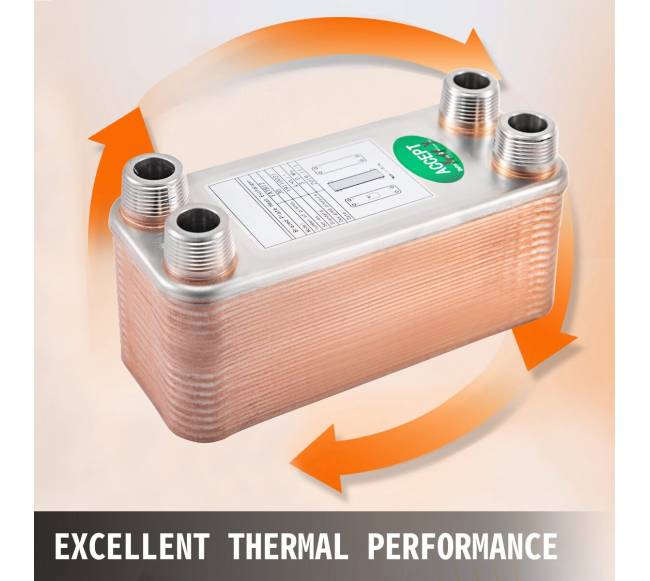 Lituoto plokštelių šilumokaitis, 30 plokštelių1