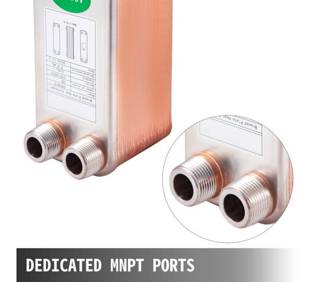 Lituoto plokštelių šilumokaitis, 30 plokštelių4