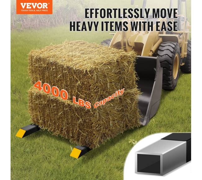 Traktoriaus šakės 1814 kg apkrovai1