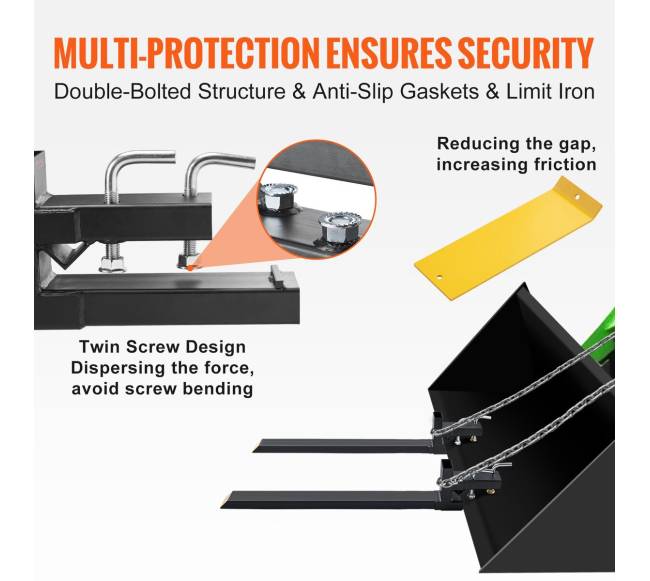 Traktoriaus šakės 1814 kg apkrovai4