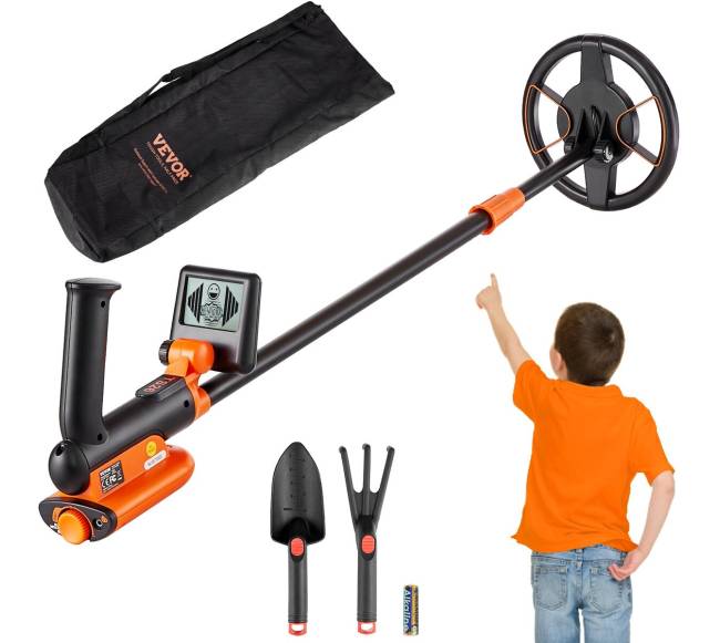 Vaikams skirta metalo detektorius su LCD ekranu0