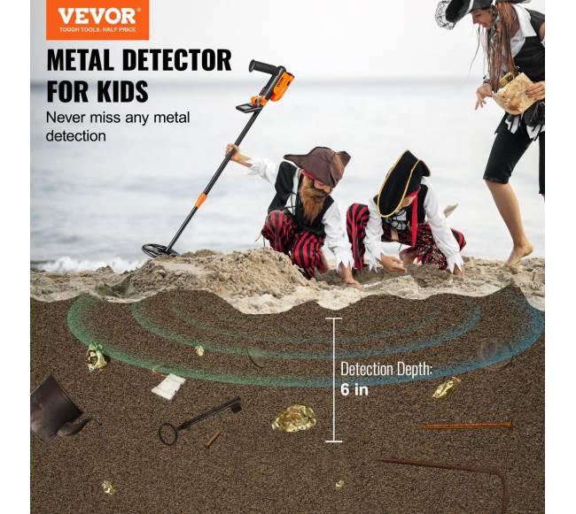 Vaikams skirta metalo detektorius su LCD ekranu1