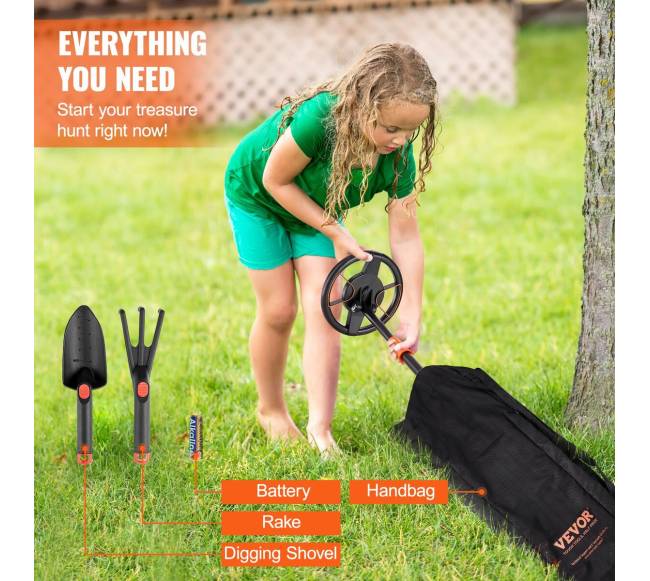 Vaikams skirta metalo detektorius su LCD ekranu5