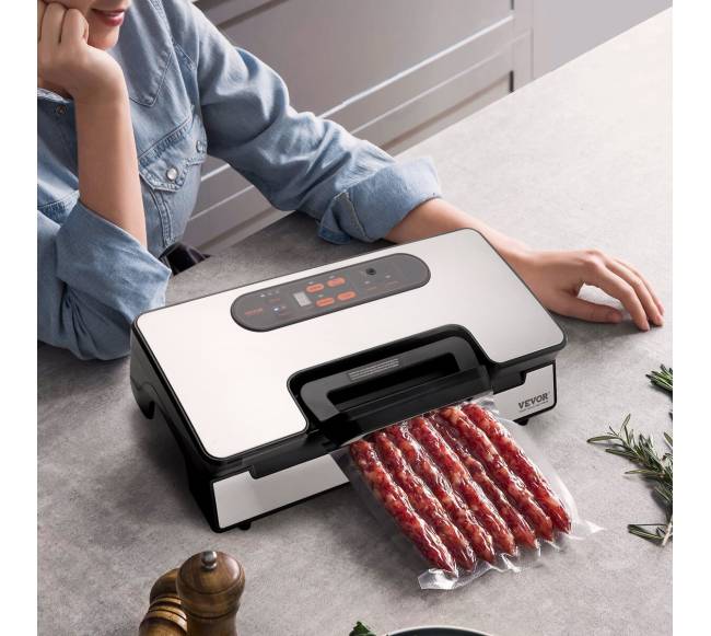 Maisto vakuuminis pakavimo aparatas 90Kpa su maišeliu7