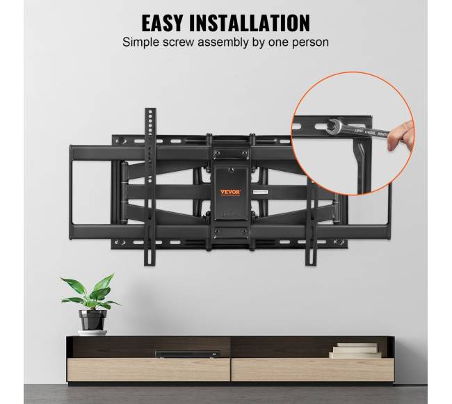 Visiškai reguliuojamas TV laikiklis 37-90 colių4