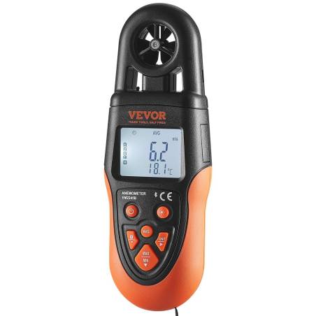 Bluetooth nešiojamas anemometras  įranga HVAC0