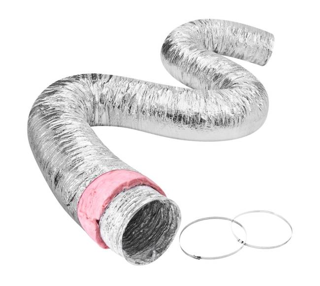 Džiovyklės ventiliacijos žarna su spaustukais0