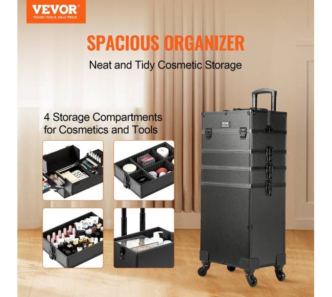 5 viename kosmetikos lagaminas su ratukais1