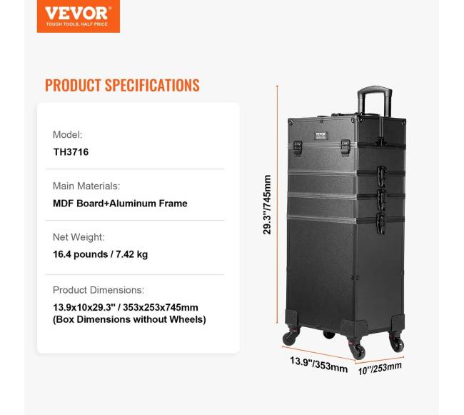 5 viename kosmetikos lagaminas su ratukais6