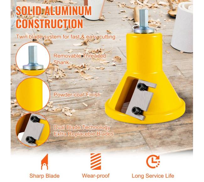 Įrankis baldo spygliukams, 38 mm2