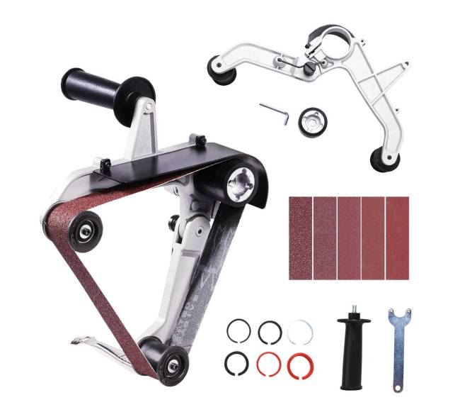 Kampinio šlifuoklio diržų šlifuoklio adapteris0